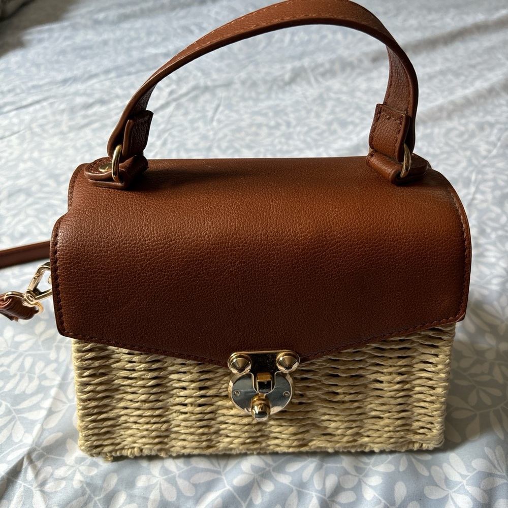 Straw square bag